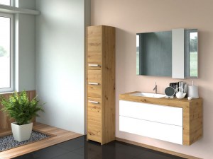 Koupelnová skříňka S33 Dub artisan (6/11)