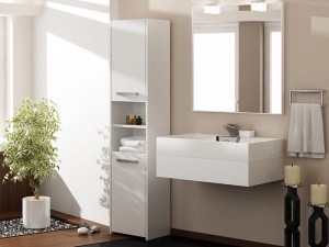 Koupelnová skříňka S40 Bílá (6/14)