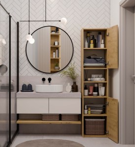 Koupelnová skříňka S40 Dub artisan (15/15)