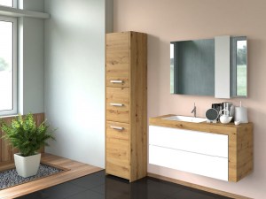 Koupelnová skříňka S43 Dub artisan (6/6)