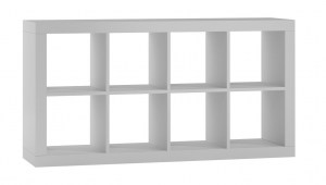 Regál KALAX 2x4 Bílý