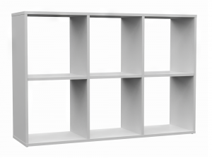 Regál MALAX 2x3 Bílý