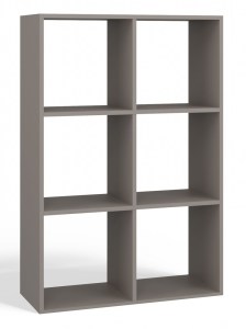 Regál MALAX 2X3 hnědošedý (2/9)