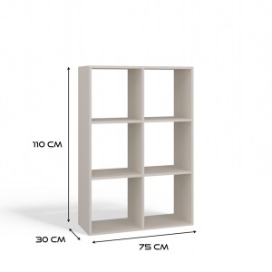 Regál MALAX 2X3 kašmír (6/9)