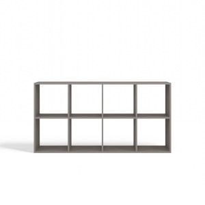 Regál MALAX 2X4 hnědošedá (3/7)