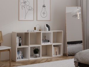 Regál MALAX 2X4 kašmír (6/7)