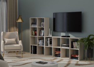 Regál MALAX 2X4 kašmír (7/7)