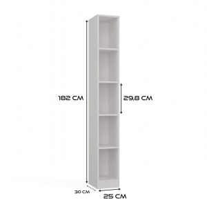 Regál Onyx R25 bílý (5/8)