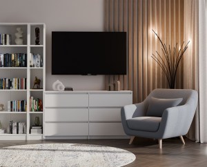 Regál Onyx R25 bílý (6/8)