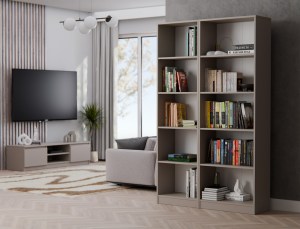 Regál Onyx R60 hnědošedý (8/8)