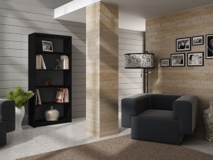 Regál Onyx R80 černý (4/4)