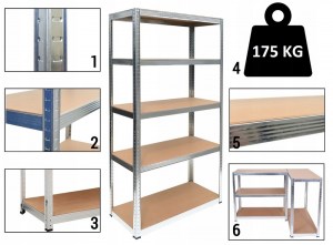 Regál skladovací G9030 MDF (15/20)