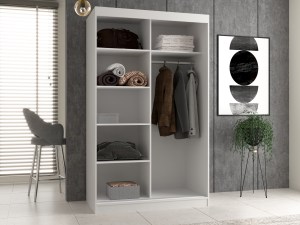 Šatní skříň IGA 120 bílá (14/15)