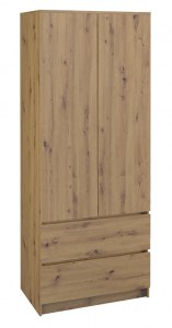 Šatní skříň MALWA SS-90 Dub artisan