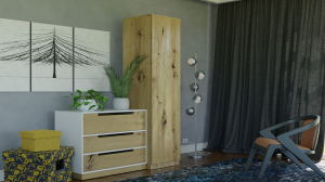 Skříň SD-50 dub artisan (15/15)