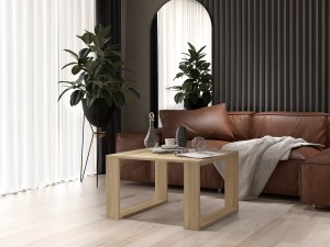 STOLIK KAWOWY ŁAWA LOFT MODERN MINI DĄB SONOMA (3/11)