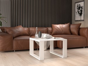 STOLIK KAWOWY ŁAWA SALON LOFT MODERN MINI BIEL (4/9)