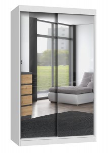 SZAFA IGA 120 Z 2 LUSTRAMI - BIEL