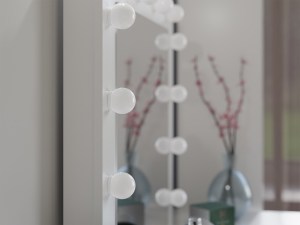 Toaletní stolek MARINA 2S Bílý (5/5)