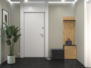 Věšák DUO Antracit + dub artisan (3/6)