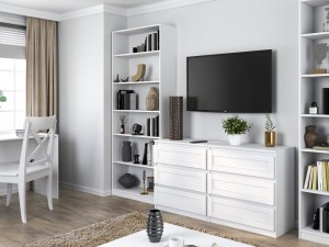 Vitrína PAFOS W80 bílá (5/6)