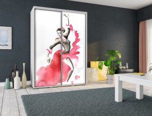 Šatní skříň PENELOPA 155 Flamenco
