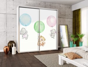 Šatní skříň PENELOPA 205 Balónky 2