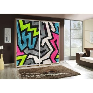 Šatní skříň PENELOPA 205 Graffiti