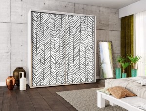 Šatní skříň PENELOPA 205 Rybí kost