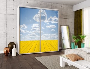 Šatní skříň PENELOPA 205 Žluté dřevo