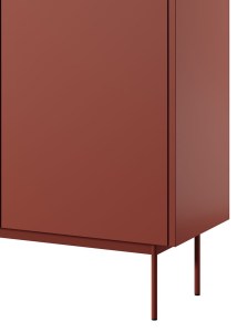 Komoda COLOR K144 - červená (7/8)