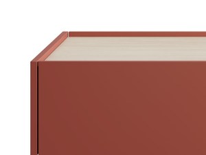 Konferenční stolek COLOR L97 - červená (8/8)
