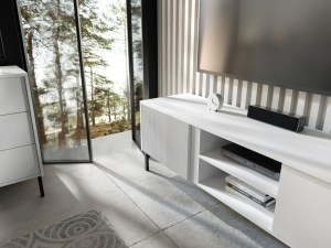 Komoda MIA 1D3S 145 - bílá (4/5)