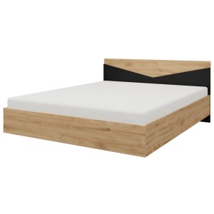 Postel ASTON 165x205 - dub + černá