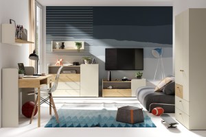 Šatní skříň YUKI 90 (6/6)
