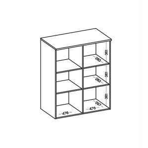 Ilustrační foto - Rozšíření ke komodě FLAWIA 100 2D (3/7)