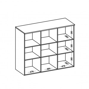 Ilustrační foto - Rozšíření ke komodě FLAWIA 150 3D (3/7)