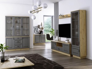 Ilustrační foto - Šatní skříň FLAWIA 120 2D2S (4/8)