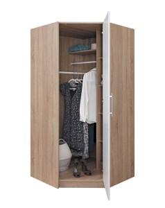 Ilustrační foto - Šatní rohová skříň SMART IV (2/2)