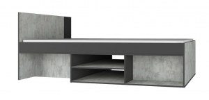 Postel NANO NA13 90x200 grafit + enigma (2/3)
