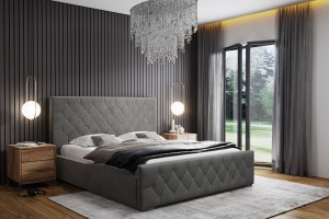 Postel MODEL 01 140x200 šedá - MAGIC VELVET 2217 (5/8)