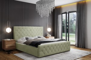 Postel MODEL 01 160x200 světlezelená - MAGIC VELVET 2227 (5/8)