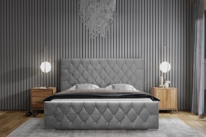 Postel MODEL 01 200x200 světlezelená - MAGIC VELVET 2227 (2/4)