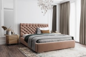 Postel MODEL 03 200x200 béžová - MAGIC VELVET 2257