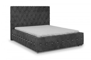 Postel MODEL 06 200x200 hořčicová - MAGIC VELVET 2212 (2/3)