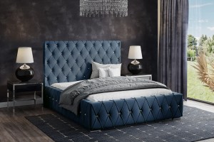 Postel MODEL 06 200x200 modrá - MAGIC VELVET 2226