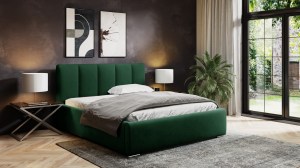 Postel MODEL 08 120x200 zelená - MAGIC VELVET 2225 (5/8)