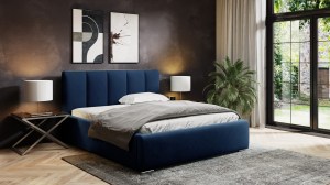 Postel MODEL 08 160x200 modrá - MAGIC VELVET 2226 (5/8)