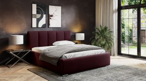 Postel MODEL 08 200x200 bordó - MAGIC VELVET 2229