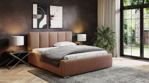 Postel MODEL 08 200x200 starorůžová - MAGIC VELVET 2257